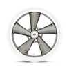 22" US Mag  U137 TS 22x10.5 5x5.0 Anthracite Diamond Cut Lip Wheel 0mm Rim