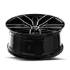 Set 4 18" Spec-1 SP-61 Gloss Black & Machined 18x8 Wheels 4x100 4x4.5 38mm Rims