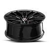 Set 4 18" Spec-1 SP-61 Gloss Black 18x8 Wheels 5x100 5x4.5 38mm Rims