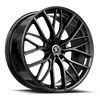 18" Spec-1 SP-61 Gloss Black 18x8 Wheel 4x100 4x4.5 38mm Rim