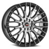 17" Spec-1 SP-55 Gloss Black & Machined 17x7.5 Wheel 5x4.5 5x120 42mm Rim