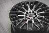 17" Spec-1 SP-55 Gloss Black & Machined 17x7.5 Wheel 5x4.5 5x120 42mm Rim