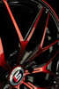 17" Spec-1 SP-60 Gloss Black & Red Machined 17x7.5 Wheel 5x105 5x4.5 42mm Rim