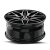 18" Spec-1 SP-60 Gloss Black & Machined 18x8 Wheel 4x100 4x4.5 38mm Rim