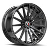 18" Spec-1 SP-69 Gloss Black 18x8 Wheel 5x100 5x4.5 38mm Rim 5 Lug