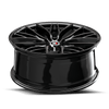 Set 4 18" Spec-1 SP-61 Gloss Black 18x8 Wheels 5x4.5 5x120 38mm Rims 5 Lug