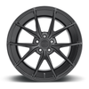 Set 4 22" Niche M117 Misano 22x9 5x112 38mm Matte Black Wheels Luxury Car SUV Rims