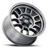 18" Voxx G-FX TR28 Gloss Gun Metal 18x9 Wheel 6x135 6x5.5 18mm Rim For GMC Ford