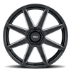 20" Voxx Rocca Gloss Black Milled 20x8.5 Wheel 5x5 5x5.5 35mm Rim For Jeep Ram