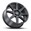 18" Voxx Rocca Matte Black 18x8.5 Wheel 6x120 6x5.5 35mm Rim For Chevy GMC