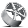 19" Voxx Modena Silver Machined Face 19x9.5 Wheel 5x112  35mm Rim