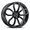 Set 4 20" Voxx Malta Gloss Black 20x9.5 Wheels 5x120  35mm Rims