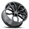 Set 4 20" Voxx Malta Gloss Black 20x9.5 Wheels 5x120  35mm Rims