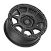 18" Fittipaldi Offroad FT110SB Satin Black 18x8 Wheel 5x108 5x4.5 35mm Rim