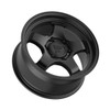 Set 4 17" Fittipaldi Offroad FT111SB Satin Black 17x8.5 Wheels 6x5.5 25mm Rims