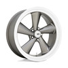 US Mag 1PC U137 TS 22x9 5x5.0 Anthracite With Diamond Cut Lip Wheel 22" 15mm Rim