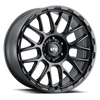 17" Voxx G-FX TM7 Matte Black 17x9 Wheel 6x5.5 12mm Rim For Chevy GMC Ram