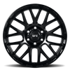 17" Voxx G-FX TM7 Matte Black 17x9 Wheel 5x5  0mm Rim For Jeep