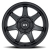 Set 4 18" Voxx G-FX TR32 Matte Black 18x9 Wheels 5x5 5x5.5 18mm For Jeep Dodge