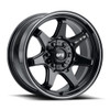 18" Voxx G-FX TR32 Gloss Black Milled 18x9 Wheel 5x5 5x5.5 18mm Rim