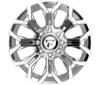 22" Fittipaldi Offroad FA21MC Mirror Coat 22x12 Wheel 5x5 5x5.5 -44mm Lifted Rim