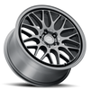 17" Voxx Nogara Carbon Grey 17x7.5 Wheel 5x4.25 5x4.5 40mm Rim