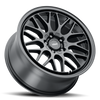 18" Voxx Nogara Matte Black 18x8 Wheel 5x112 5x120 45mm Rim