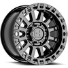 Set 4 20" Hostile H139 Dominator Asphalt 20x9 Wheels 8x6.5 12mm Truck Rims
