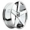 DUB 1PC S115 Baller 22x9.5 6x5.5 Chrome Wheel 22" 31mm For Chevy GMC Cadillac