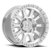 Set 4 20" Hostile H138 Crawler Machined 20x9 Wheels 6x135 12mm Truck Suv Rims
