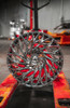 Set 4 24" Azara AZA-525 Nano Chrome 24x9 Wheels 5x115 5x120 15mm Rims