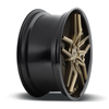 Niche 1PC M195 Methos 20x9 5x4.5 Matte Bronze Black Bead Ring Wheel 20" 35mm Rim