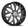 Set 4 20" Azara AZA-527 Gloss Black Machined 20x8.5 Wheels 5x108 5x4.5 35mm Rims