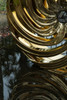 Set 4 24" Azara AZA-535 Nano Gold 24x9 Wheels 5x115 5x120 32mm Rims