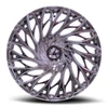 Set 4 22" Azara AZA-525 Nano Chrome 22x8.5 Wheels 5x112 5x4.5 38mm Rims