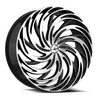 Set 4 18" Azara AZA-531 Gloss Black & Machined 18x8 Wheels 5x100 5x4.5 35mm Rims