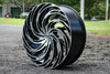Set 4 18" Azara AZA-531 Gloss Black & Machined 18x8 Wheels 5x100 5x4.5 35mm Rims