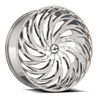 Set 4 18" Azara AZA-531 Nano Chrome 18x8 Wheels 5x4.5 5x120 35mm Rims