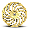 20" Azara AZA-534 Nano Gold 20x8.5 Wheel 5x112 5x4.5 35mm Rim