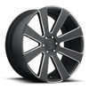 DUB 1PC S187 8-Ball 24x10 6x5.5 Matte Black Milled Wheel 24" 20mm Rim DUB 1PC S187 8-Ball 24x10 6x5.5 Matte Black Milled Wheel 24" 20mm Rim
