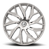 Set 4 22" Azara AZA-527 Nano Chrome 22x9.5 Wheels 5x115 5x120 15mm Rims