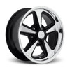 18" US Mag 1PC U109 Bandit 18x8 5x4.5 Matte Black Machined Wheel 1mm Rim