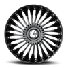 20" Azara AZX-103 Gloss Black 20x8.5 Wheel 5x112 5x4.5 35mm Rim