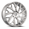 Set 4 20" Azara AZA-527 Nano Chrome 20x8.5 Wheels 5x4.5 5x120 35mm Rims