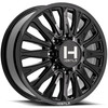 22" Hostile H404 Ghost Asphalt 22x8.25 Wheel 8x210 123mm Front Dually Truck Rim