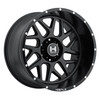 22" Hostile H108 Sprocket Asphalt 22x10 6x5.5 -25mm For Chevy GMC Ram Cadillac