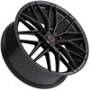 Set 4 16" TIS Motorsports 505B Gloss Black 16x7.5 Wheels 5x100 35mm Rims