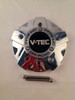 V-Tec Vtec 394 Warlord Aftermarket Wheel Center Hub Cap Chrome C394-CLVT VT224