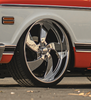 24" US Mag 1PC U132 Desperado 24x10 5x4.75 Chrome Right Wheel 5mm Rim