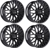 Set 4 TIS 566B gloss black truck wheel for sale at A2i Wheel & Tire